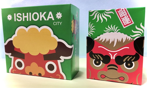 ししまる君ティッシュ 2種セット 前面