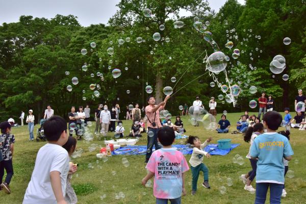 2024いしおかフォトコンテストしゃぼん玉の丘