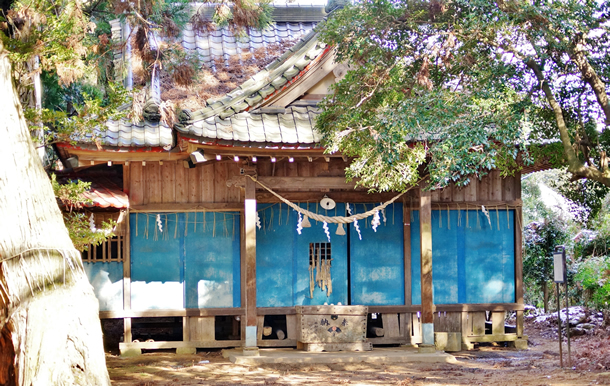 根小屋七代天神社の外観