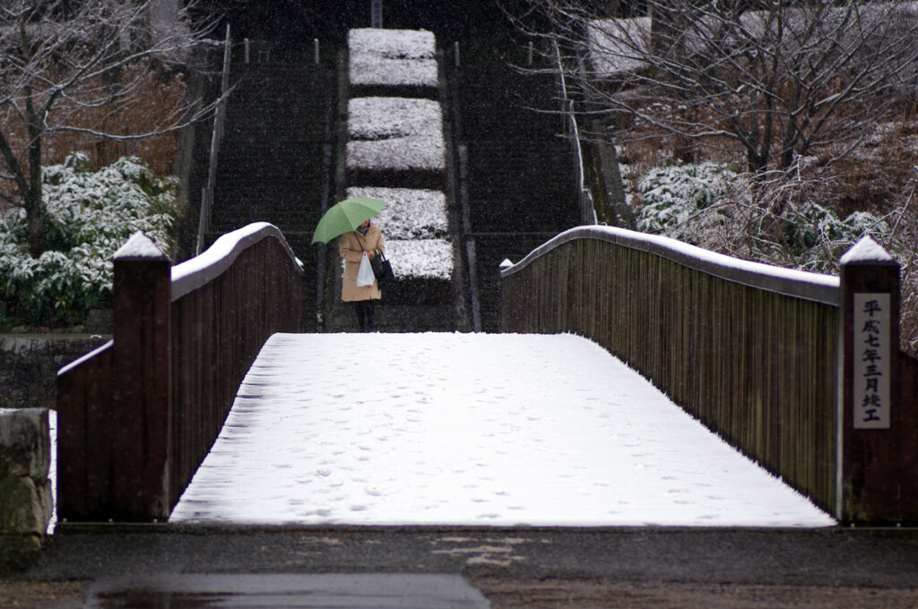 『雪の金龍橋』